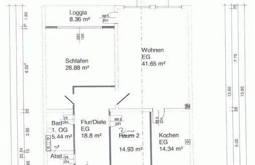 Magniviertel – 3 ZW mit Loggia und EBK
